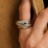 Bold Structure Ring - L model