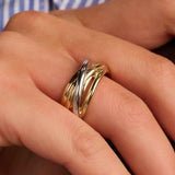 Bicolor Crossover Ring - M model