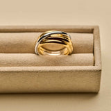 Bicolor Crossover Ring - M model