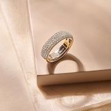 Chunky Zirconia Ring - M model