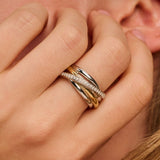 Zirconia Crossover Ring - M model