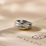 Zirconia Crossover Ring - M model