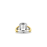Light Grey Cushion Ring