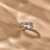 Zirconia Crossover Ring