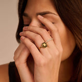 Khaki Cushion Ring
