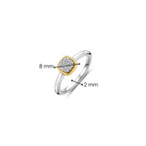 Zirconia Cushion Ring