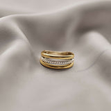 Vintage Triple Band Zirconia Ring
