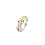 Twisted Zirconia Ring
