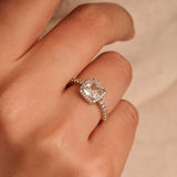 Classic Square Zirconia Ring