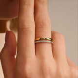 Zirconia Double Ring