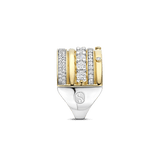 Classic Layered Zirconia Ring - L model