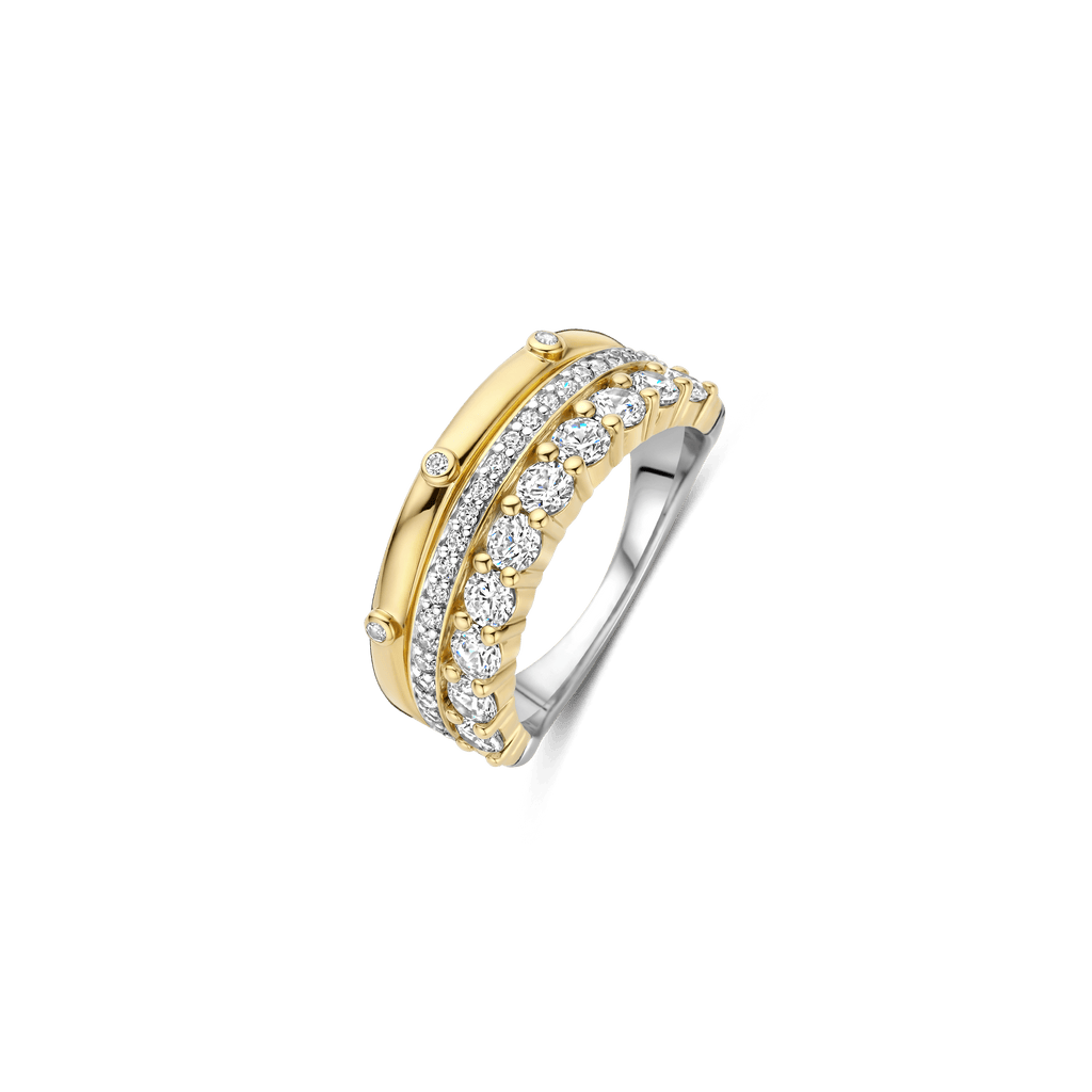 Sentio Rings Classic Layered Zirconia Ring - M model – TI SENTO