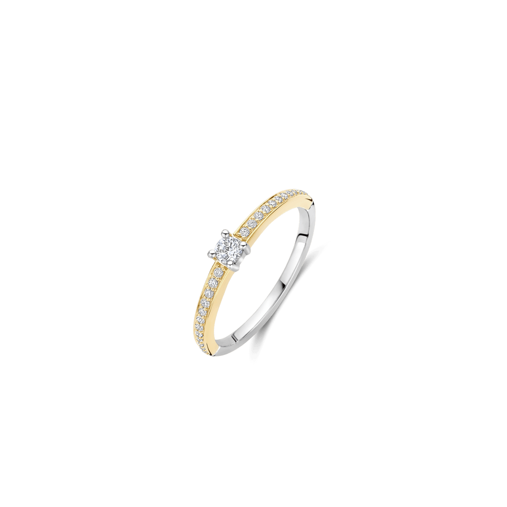 Classic Zirconia Ring with stone – TI SENTO