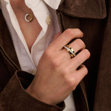 Zirconia Crossover Ring