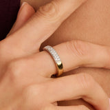 Contrast Zirconia Ring