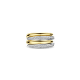 Bold Zirconia Layered Ring