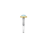 Zirconia Cushion Ring