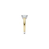 Rectangular Triple Zirconia Ring