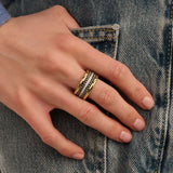 Gold Structure Ring