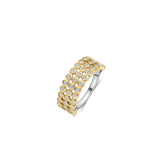 Layered Round Zirconia Ring