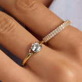 Classic Open Zirconia Ring 6mm