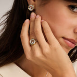 Zirconia Circle Ring