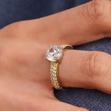 Classic Zirconia Ring with stone