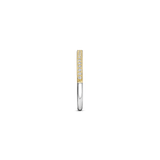 Thin Zirconia Ring Gold Vermeil