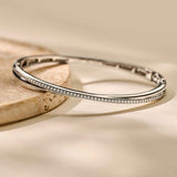 Zirconia Crossover Bangle