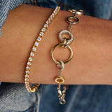 Connected Circle Bracelet
