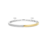 Contrast Zirconia Bangle