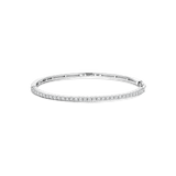Classic Zirkonia Bangle Silver
