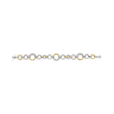 Open Modern Pavé Circle Bracelet
