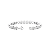 Round Zirconia Bracelet Silver