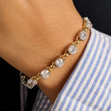 Zirconia Link Bracelet