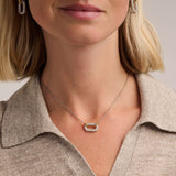 Signature Open Zirconia Necklace