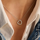 Zirconia Heart Necklace