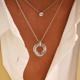 Zirconia Circle Necklace