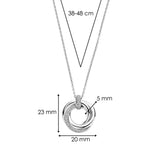 Zirconia Circle Necklace