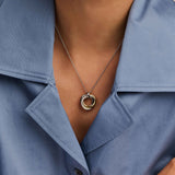 Zirconia Circle Necklace