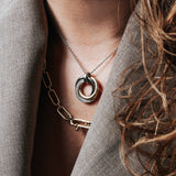 Zirconia Circle Necklace