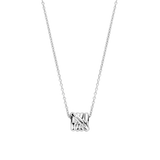 Zirconia Crossover Necklace
