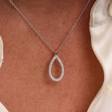 Classic Soft Oval Zirconia Necklace