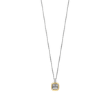 Grey Zirconia Cushion Necklace