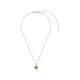 Grey Zirconia Cushion Necklace