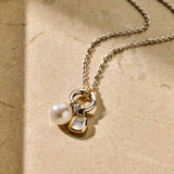 Pearl Charm Necklace