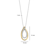 Organic Zirconia Necklace