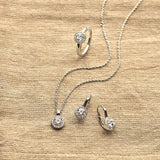 Classic Zirconia Necklace Round