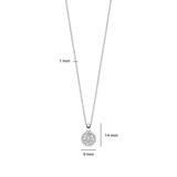 Classic Zirconia Necklace Round
