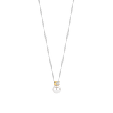 Zirconia Pearl Necklace